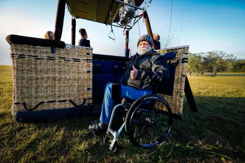 Balloon Aloft offers a hot air balloon experience for wheelchair users. Credit: Chris Elfes
