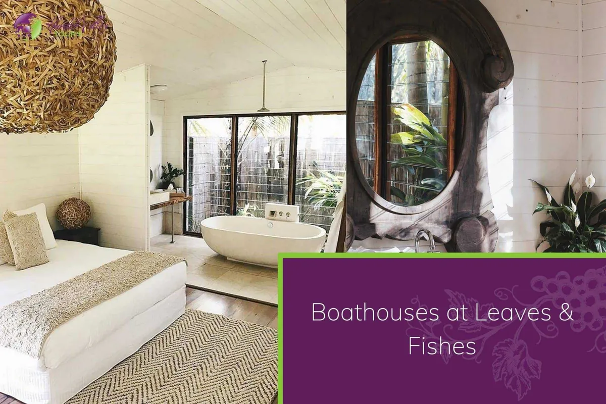 Boathouses at Leaves & Fishes