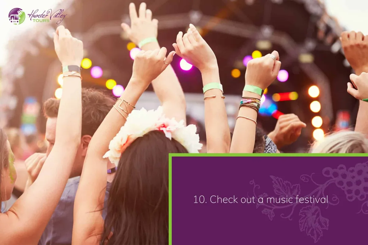 Check out a music festival