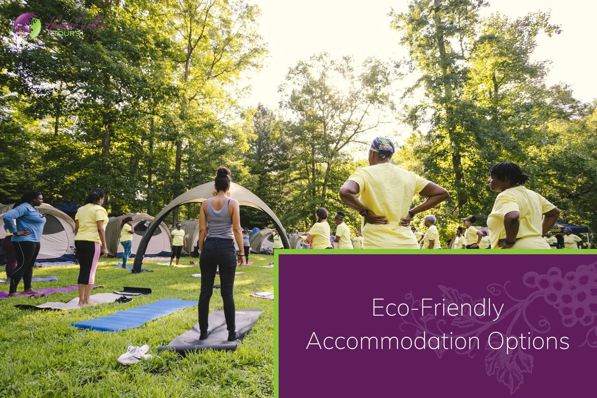 Women having green retreats as eco-friendly options