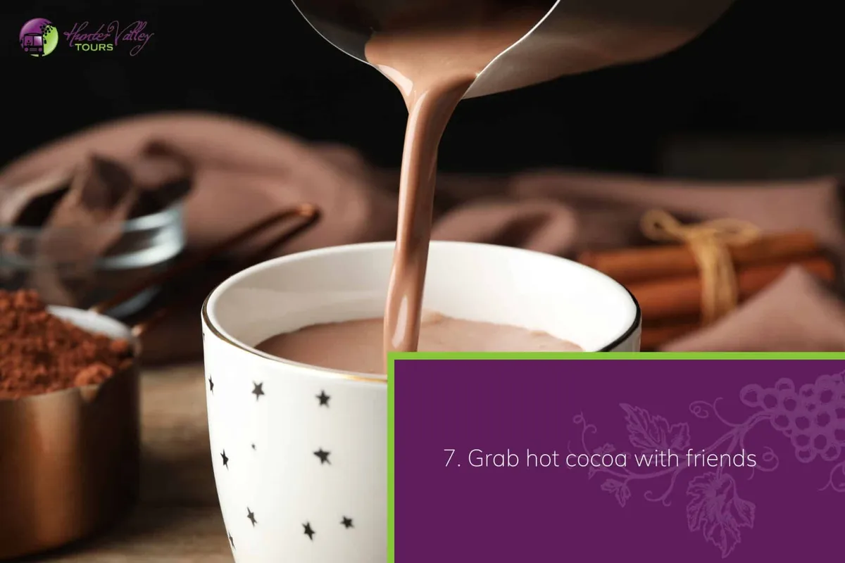 Grab hot cocoa with friends