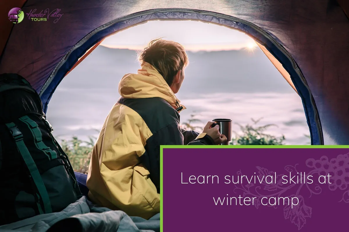 Learn survival skills at winter camp