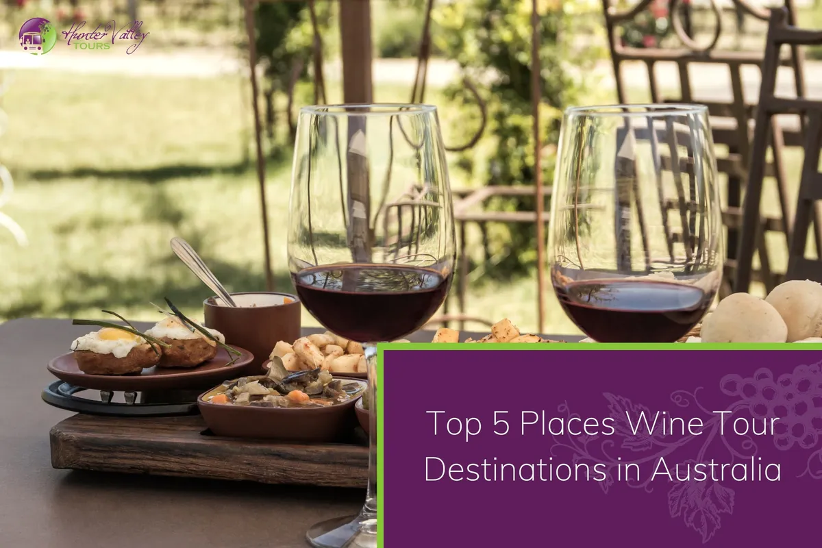 Top 5 Places Wine Tour Destinations in Australia