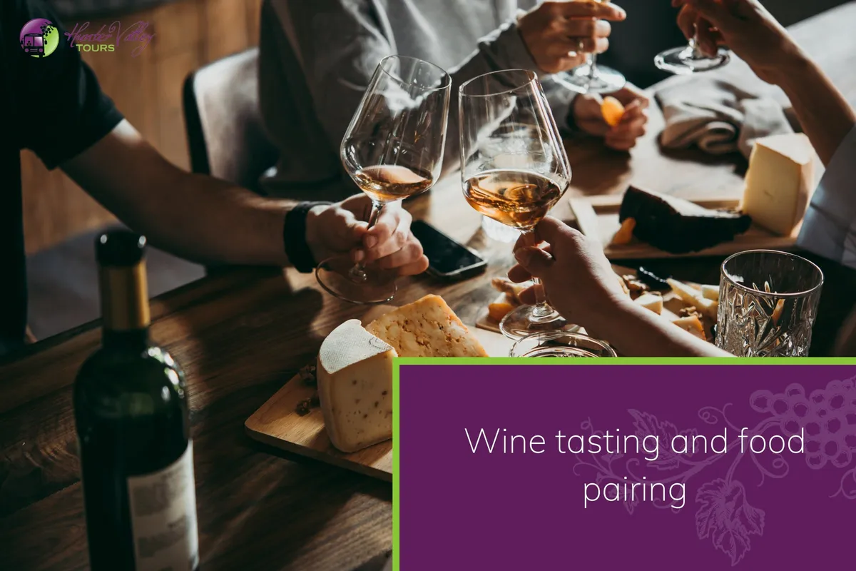 Wine tasting and food pairing