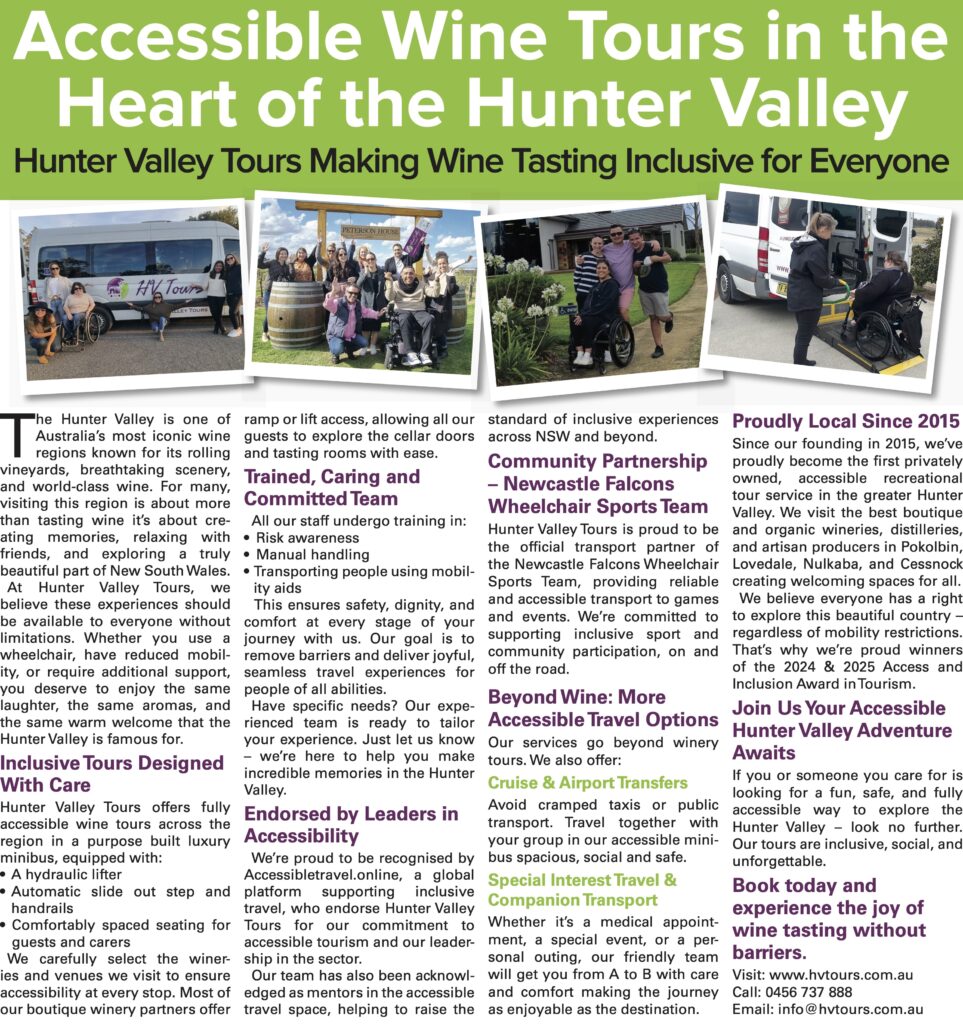 Accessible Tours,Vineyard Tour,Hunter Valley Tours - Accessible Tours Accessible Tours,Vineyard Tour,Hunter Valley Tours - Accessible Tours